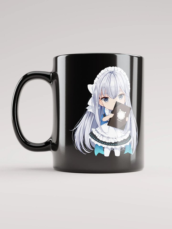 Black Glossy Mug - Meryl Maid (Tower of Fantasy) product image (1)
