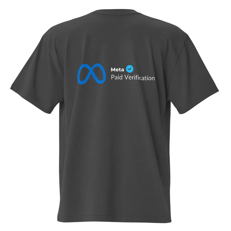The Verified Edge Women's T-Shirt – Black | Meta Paid Verification product image (3)
