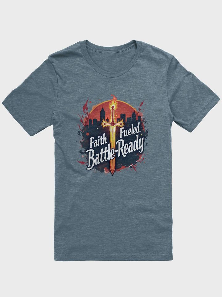 Christian Warrior T-Shirt: Faith Fueled, Battle-Ready product image (1)
