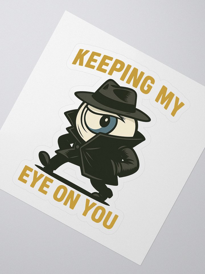 Sleuthy Eyeball Detective Kiss Cut Stickers product image (2)