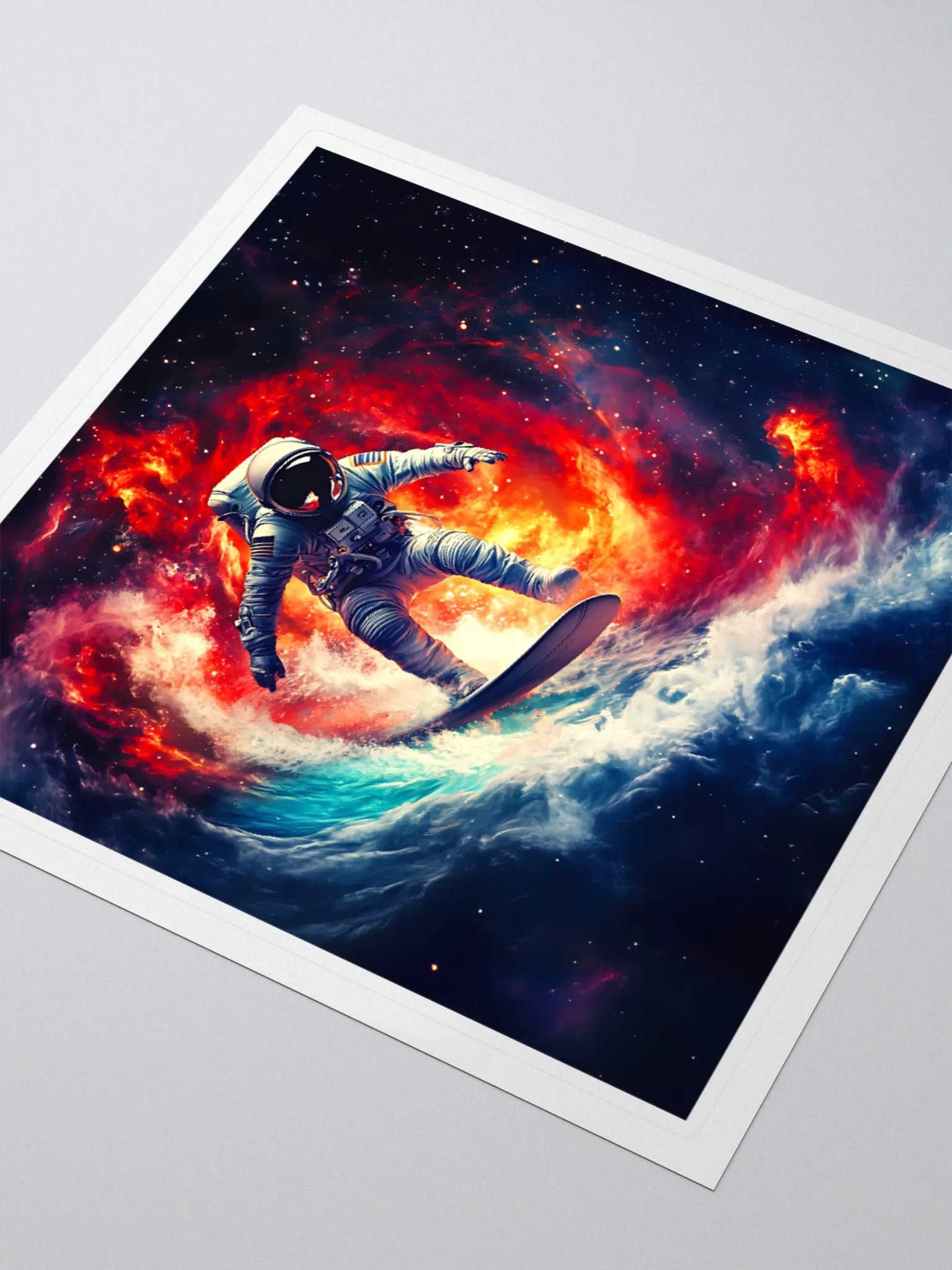 Nebula Surfer Sticker product image (3)