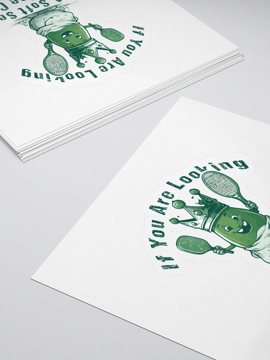Pickleball Soft Serve Cut Stickers product image (4)