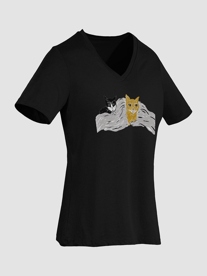 The Kitties Relaxed V-Neck Tee product image (9)
