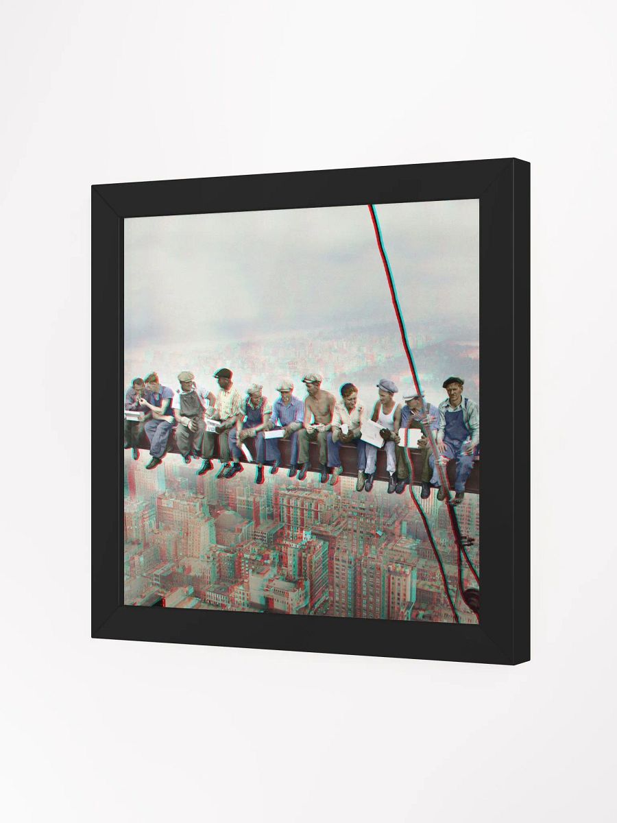 Anaglyph 3D Photo - Lunch atop Skyscraper in Color. New York 1932 product image (8)