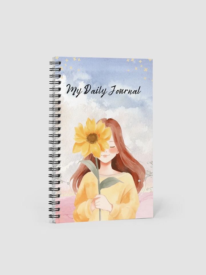 Sunflower Serenity Spiral Notebook product image (1)