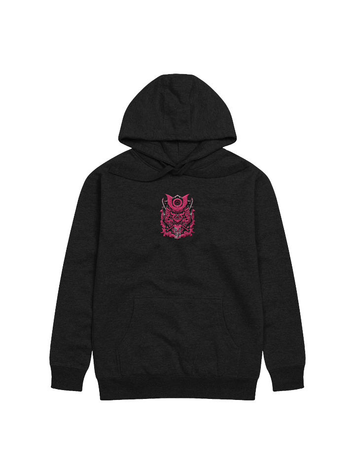 Samurai Helmet Center Embroidered Hoodie product image (1)