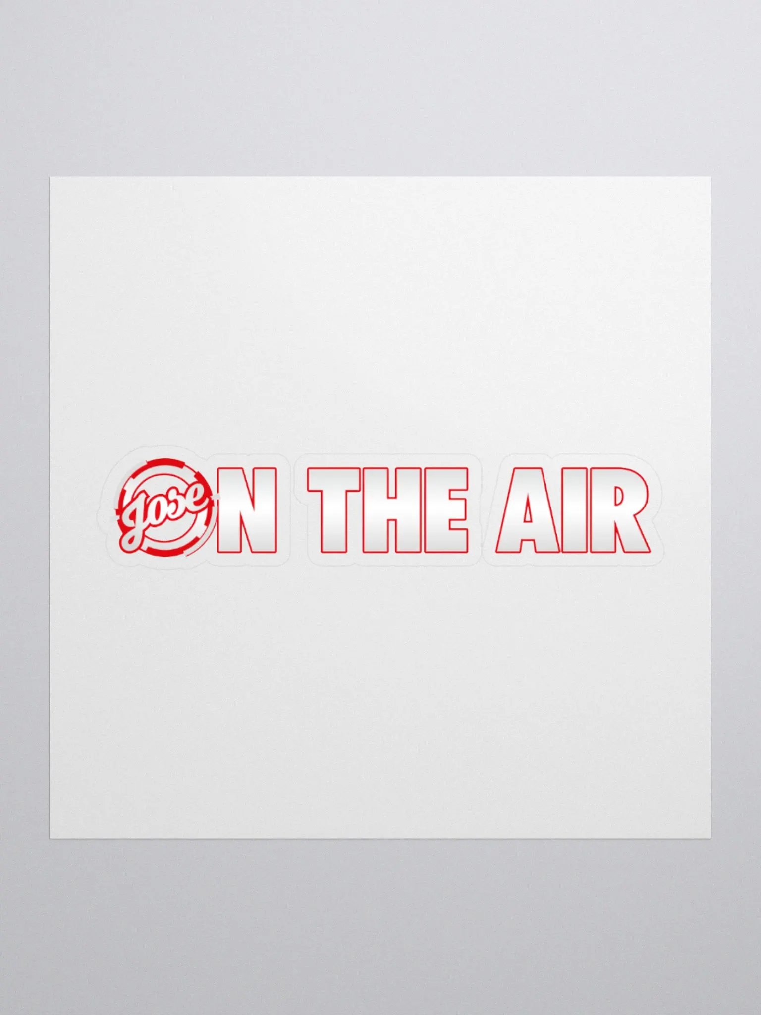 On The Air Sticker (Horizontal) product image (2)