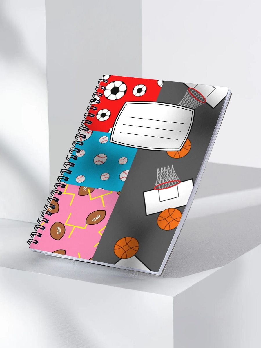 Sports style spiral Notebook product image (3)