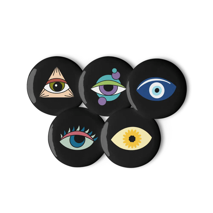 Eye of the Blossom Pin Button Set product image (2)