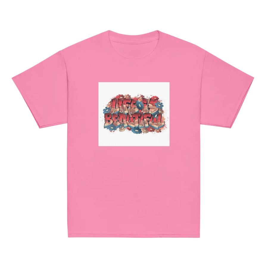 Kids Shirt Life is Beautiful Design product image (2)
