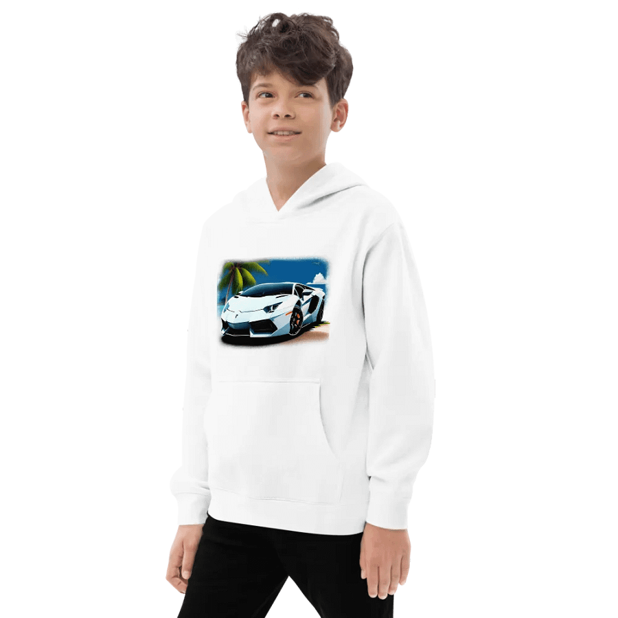 Car Pullover Fleece Hoodie product image (3)