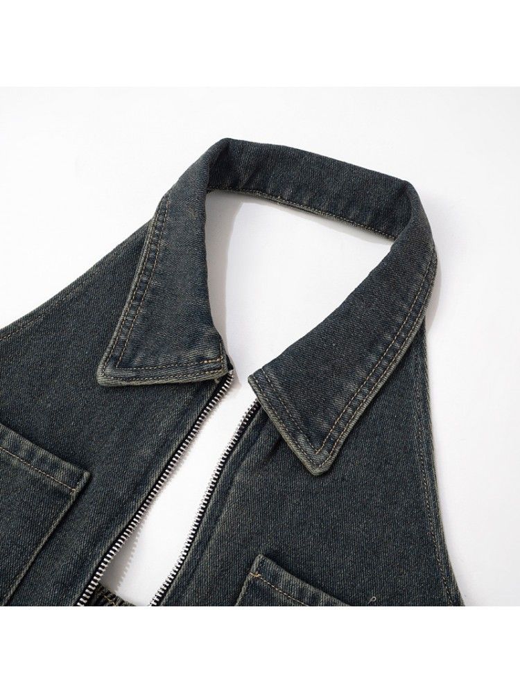 Denim romper product image (8)