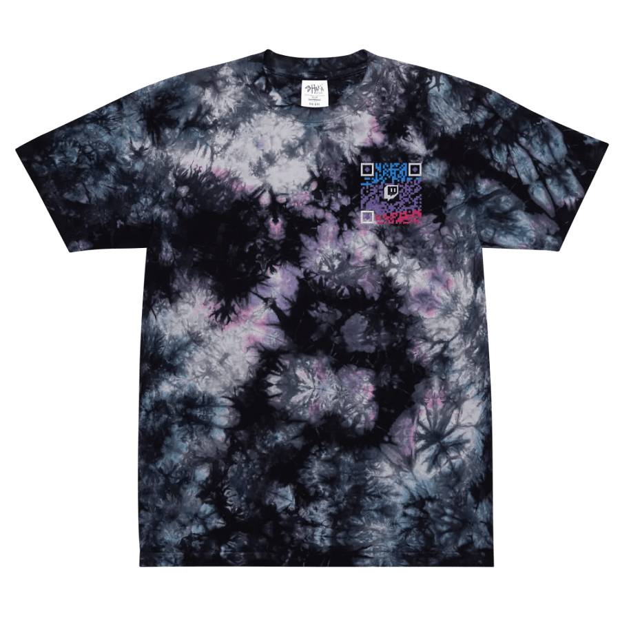 MA Twitch QR Code Tie-Dye Tee product image (3)