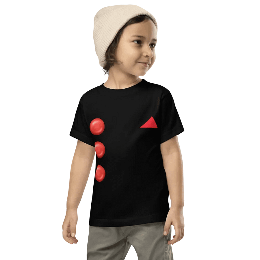 Red Button and Hankie Toddler T-Shirt product image (9)