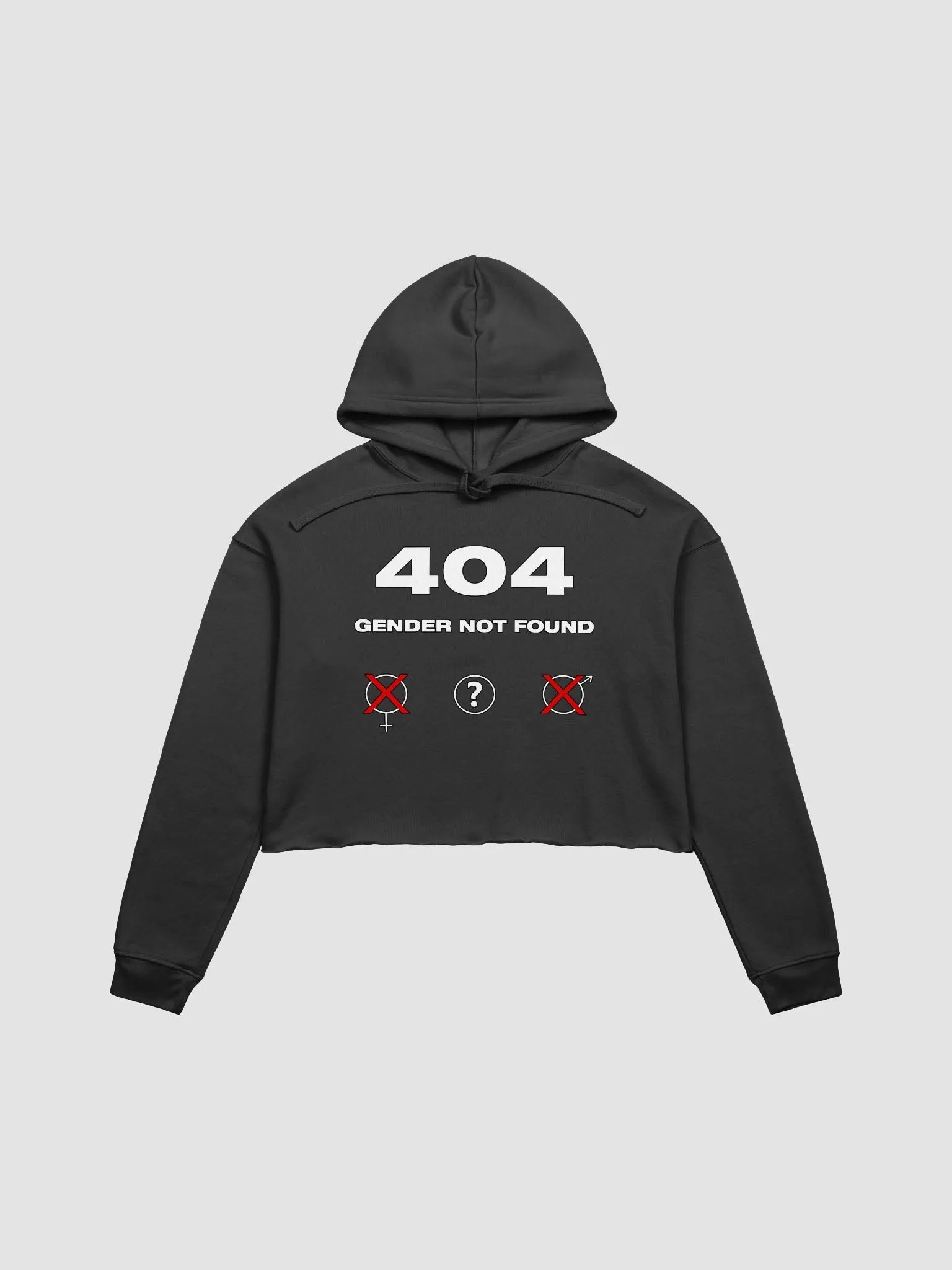 404 Gender Not Crop Hoodie product image (3)