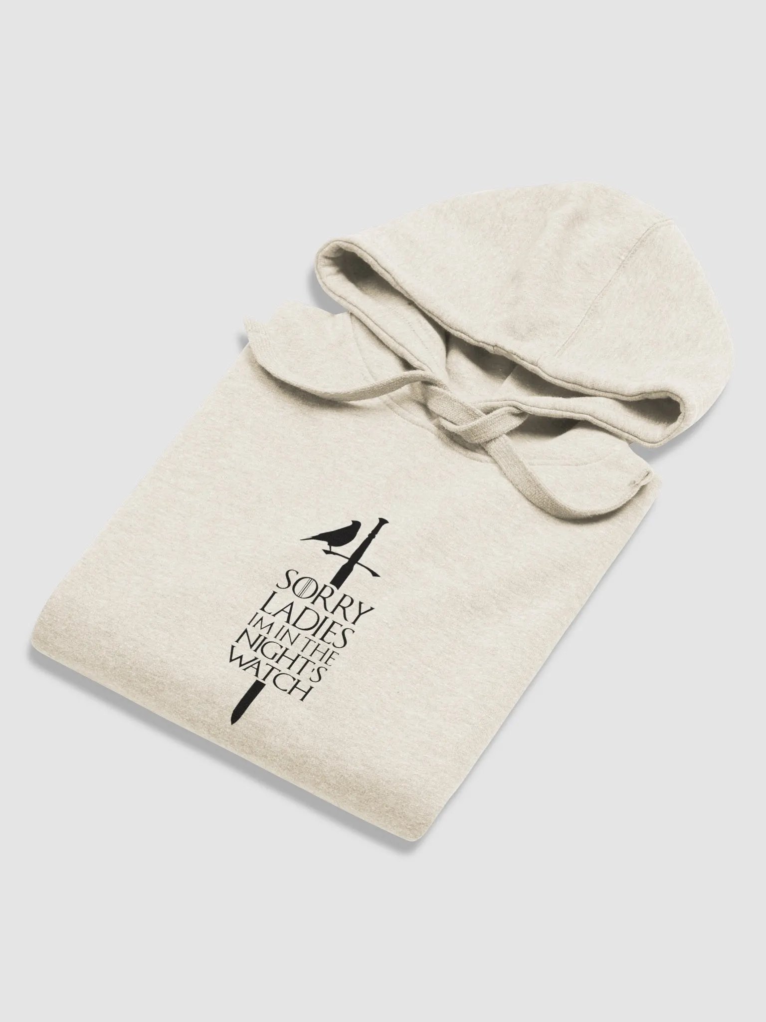 Night's Watch Sword Silhouette Hoodie product image (32)