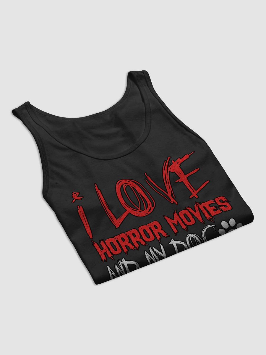 I Love Horror Movies And My Dog Tank Top product image (16)
