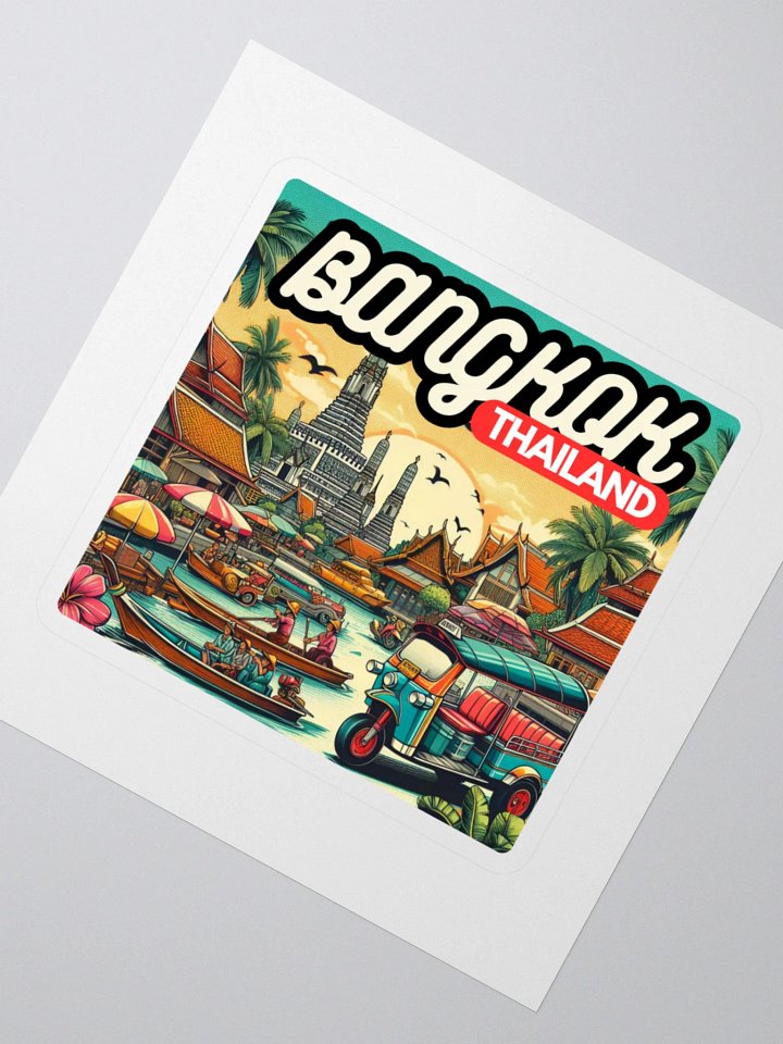 Vibrant Bangkok Kiss Cut Stickers product image (2)