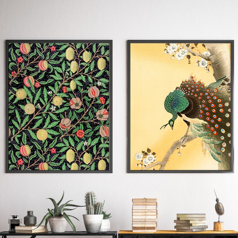 Yellow& Emerald Green Vintage Gallery Wall Set of 9 DIGITAL Prints product image (8)
