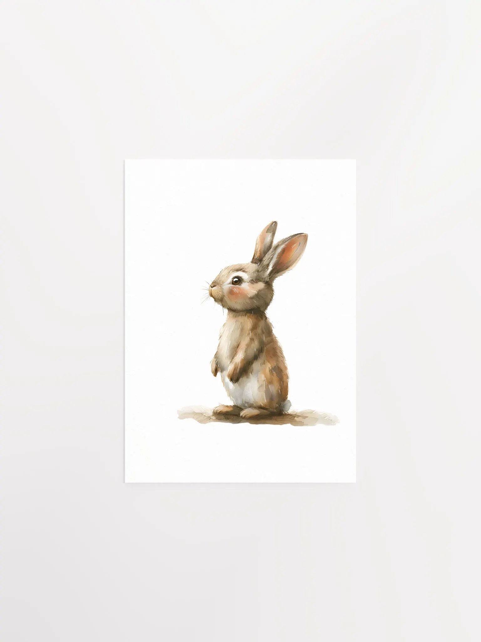 Curious Bunny Print product image (3)
