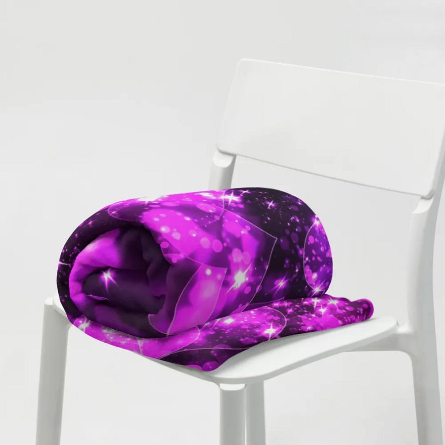 Bokeh Hearts Throw Blanket product image (19)