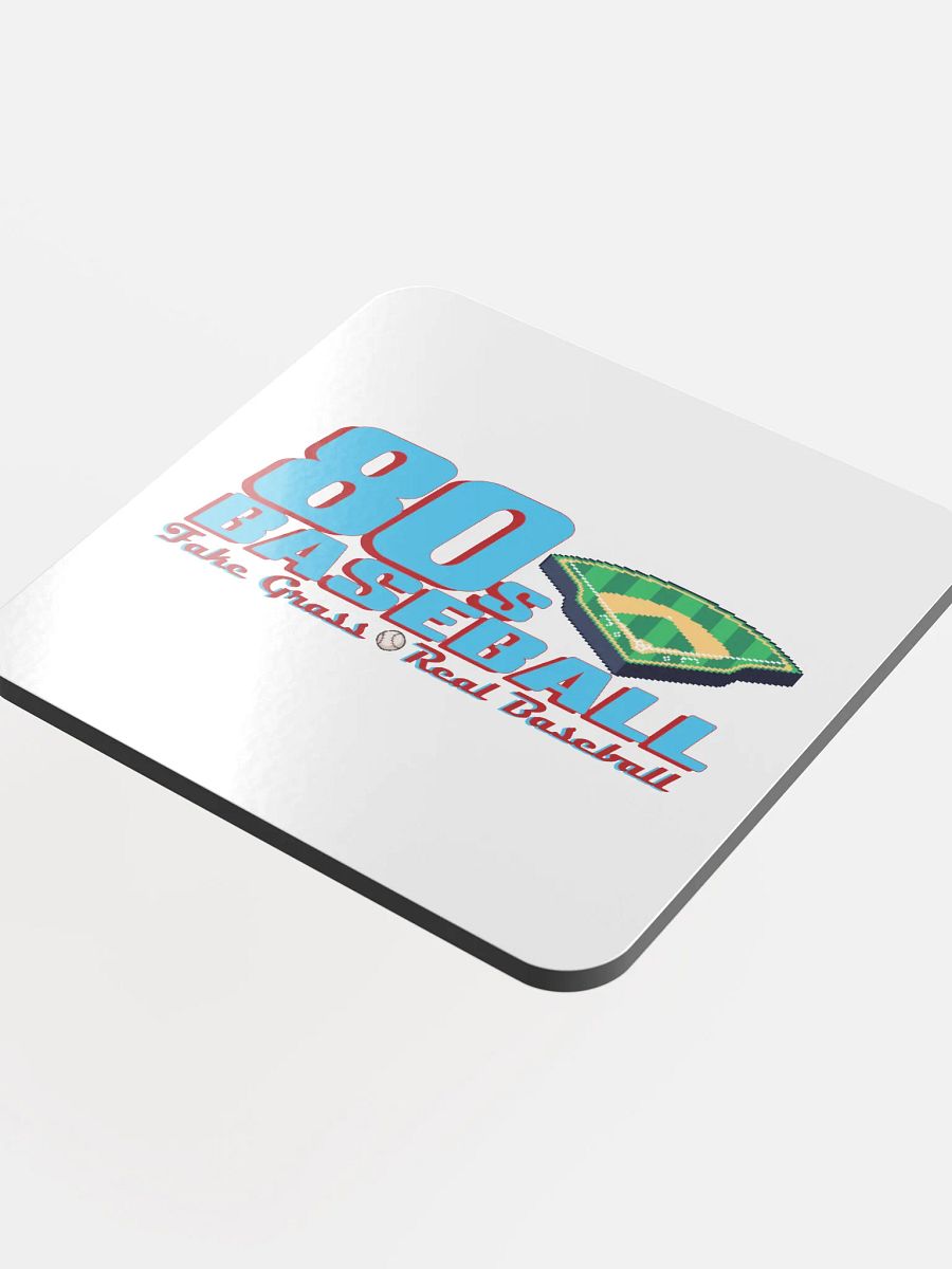 '80s Baseball Cork Coaster product image (4)