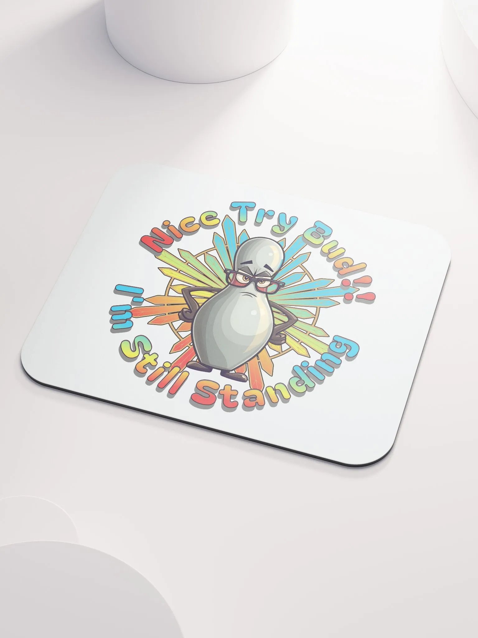 Defiant Bowling Pin Mouse Pad product image (3)