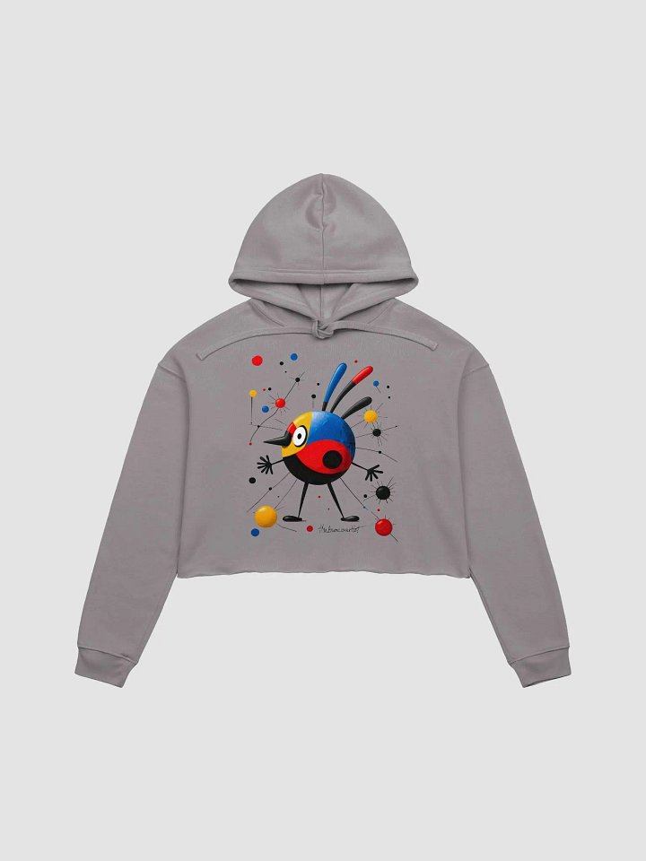 Bella+Canvas Fleece Crop Hoodie product image (2)