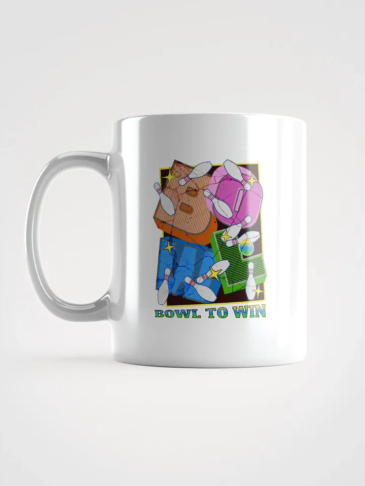 Bowl To Win Block Letter Colorful Bonanza Mug product image (1)