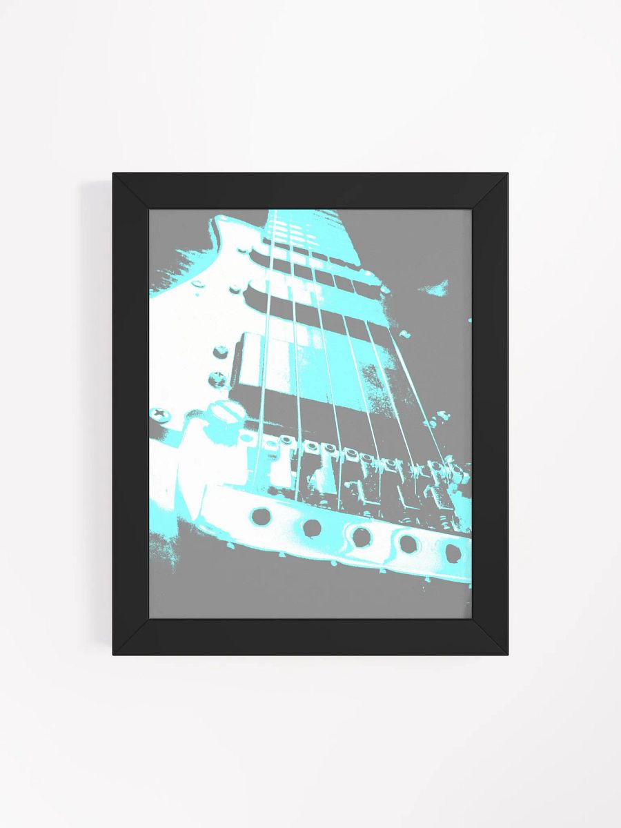 Blue Guitar Wall Print product image (10)