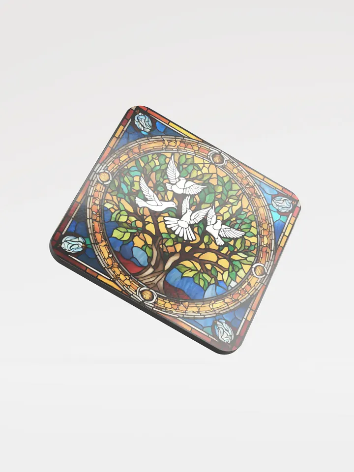 Doves in the Tree of Life Coasters product image (1)