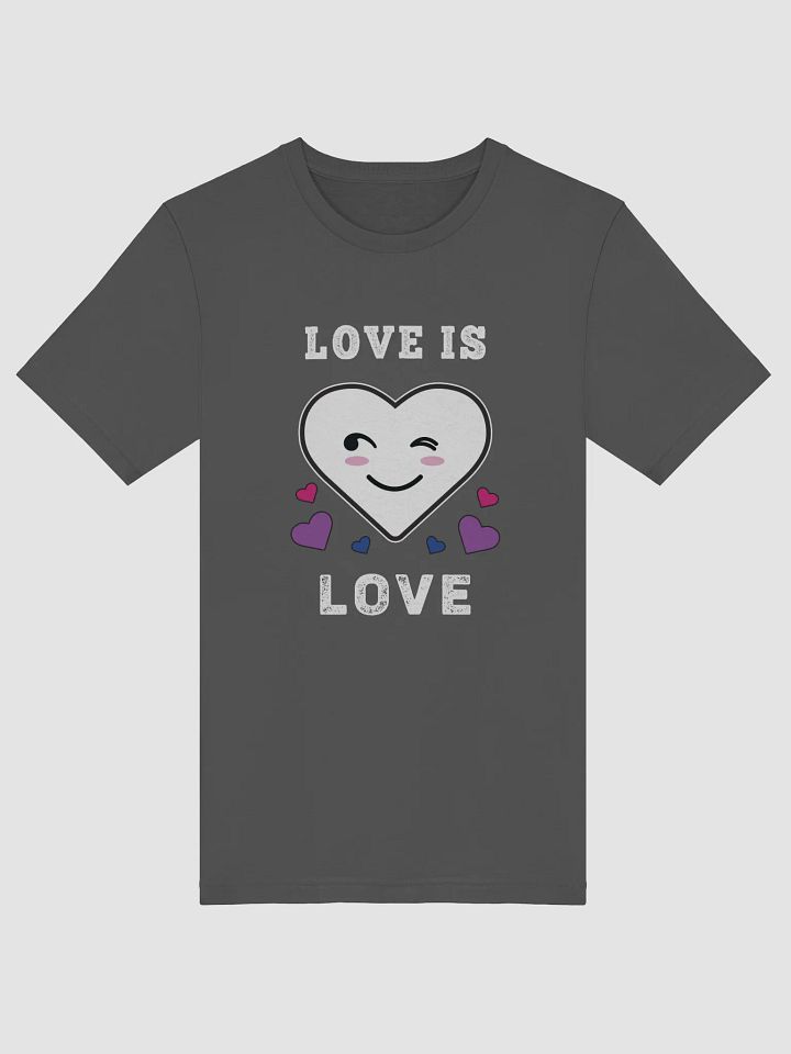 Heart Face Love Is Love LGBTQ Bisexual Pride T-Shirt product image (1)
