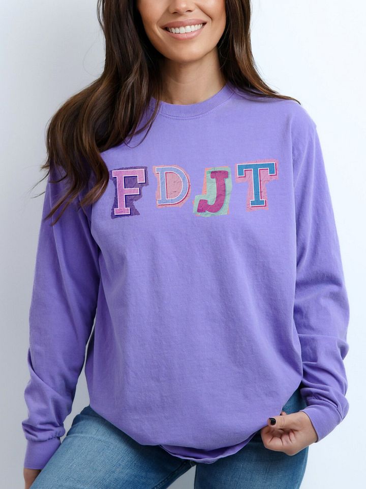 FDJT Fuck Trump T Shirt, Anti Trump Anti MAGA Long Sleeve T Shirt, product image (21)