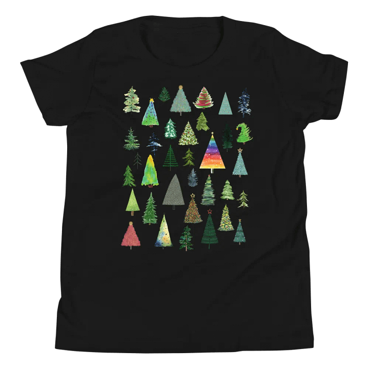 Christmas Tree Collage Youth T-Shirt product image (1)