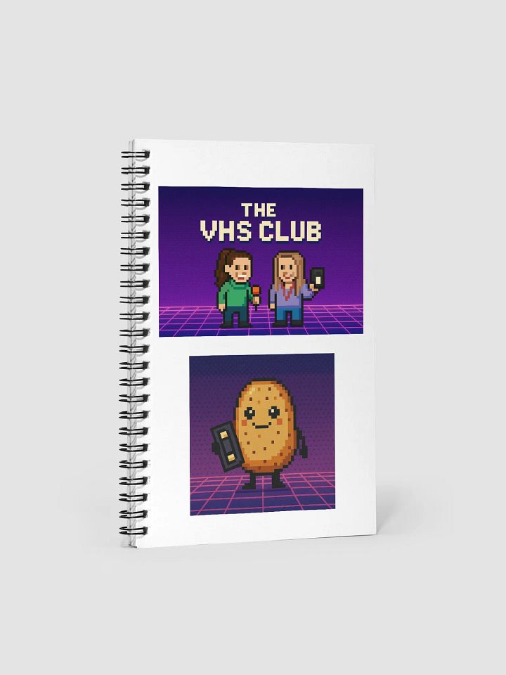 The VHS Club Spiral Notebook product image (1)