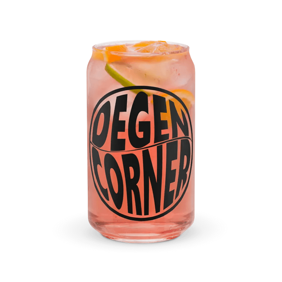 Degen Corner - Soda Glass (dark logo) product image (7)