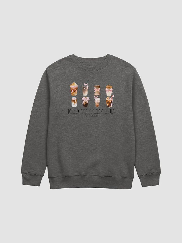 Soft Girl Iced Coffee Club Long Sleeve Unisex Sweatshirt product image (4)