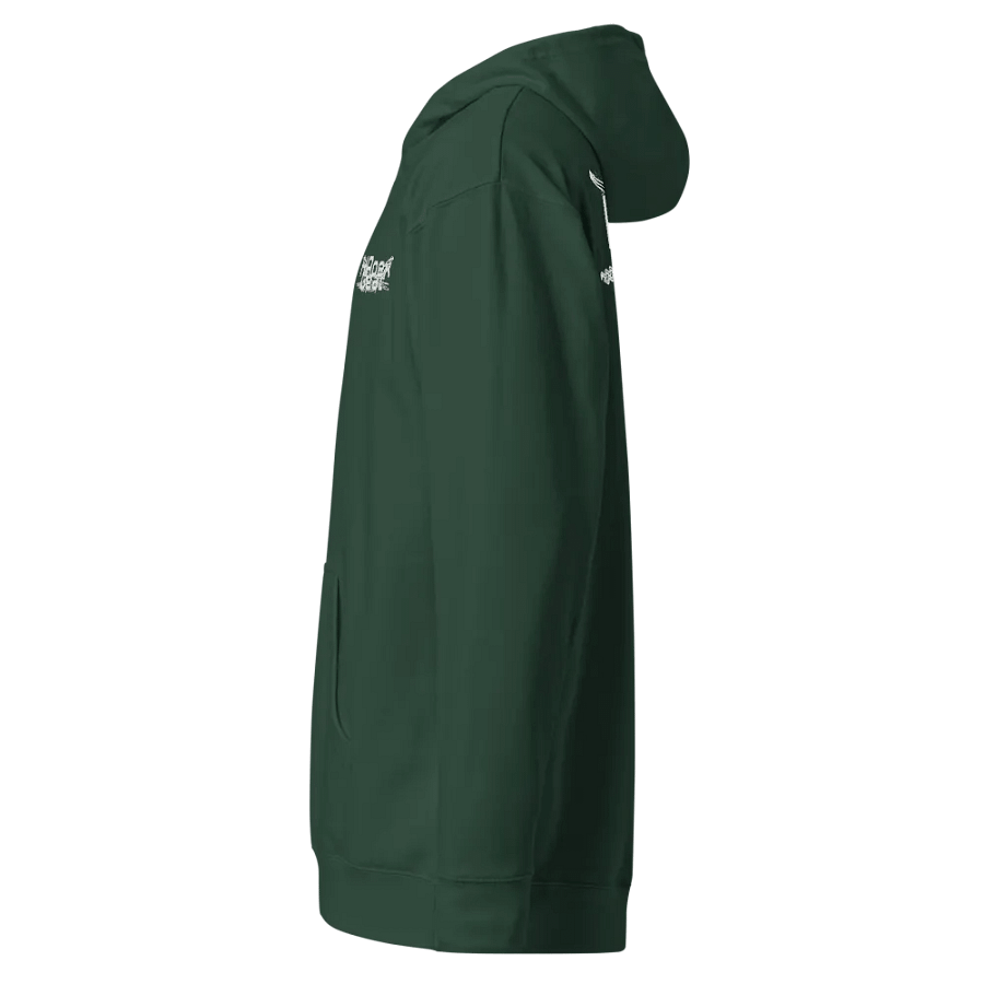 Midweight Hoodie - Embroidered - White HApex Gear Black Logo product image (10)