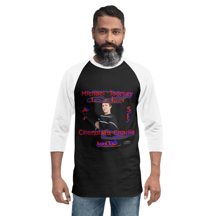 Michael Toomey As Chocolate Charlie 00 - Fine Jersey Raglan Tee product image (16)