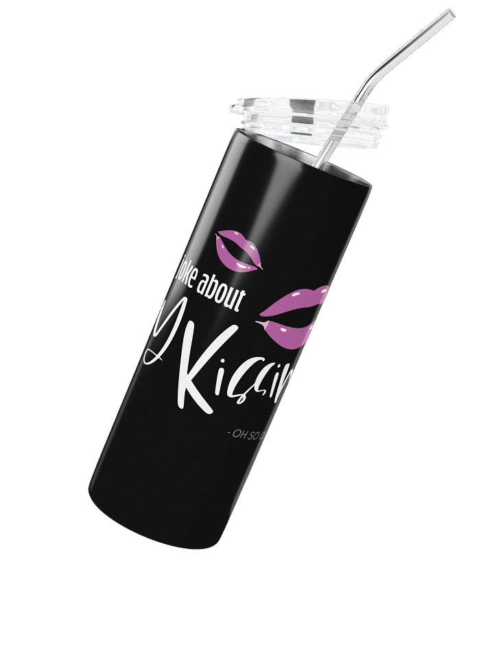 Spicy Kissing Stainless Steel Tumbler (Black) product image (2)