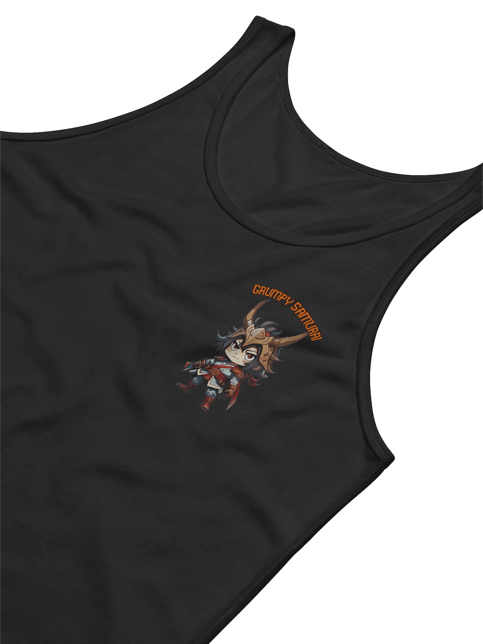Grumpy Samurai Chibi Tank product image (12)