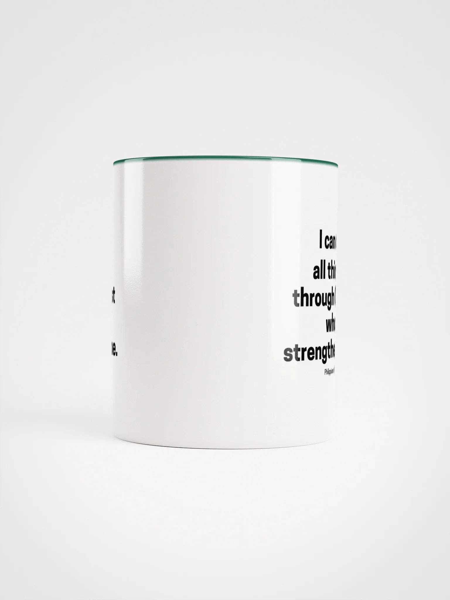I Can Do All Things Through Christ Who Strengthens Me Philippians 4:13 Two-Tone Mug 11/15oz product image (69)