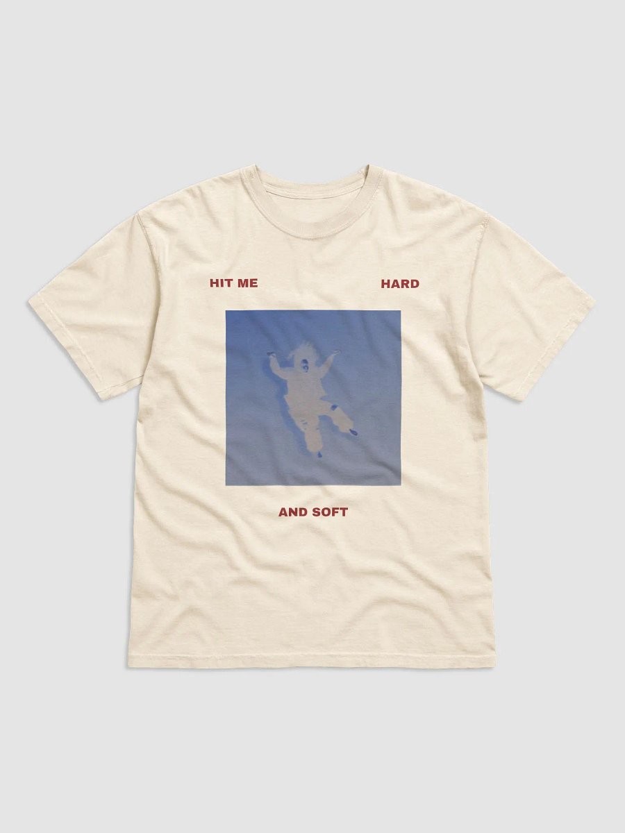 Falling Scatter Text White T-shirt - Billie Eilish product image (1)