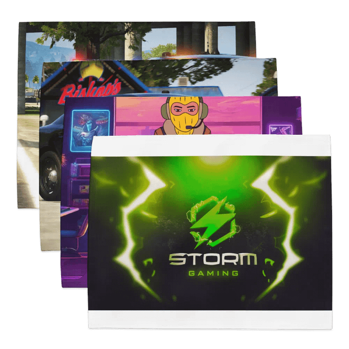 Electric Thunder 4 Custom Placemat Set product image (1)