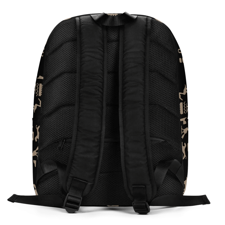 Isis Black Hieroglyphs Backpack product image (5)