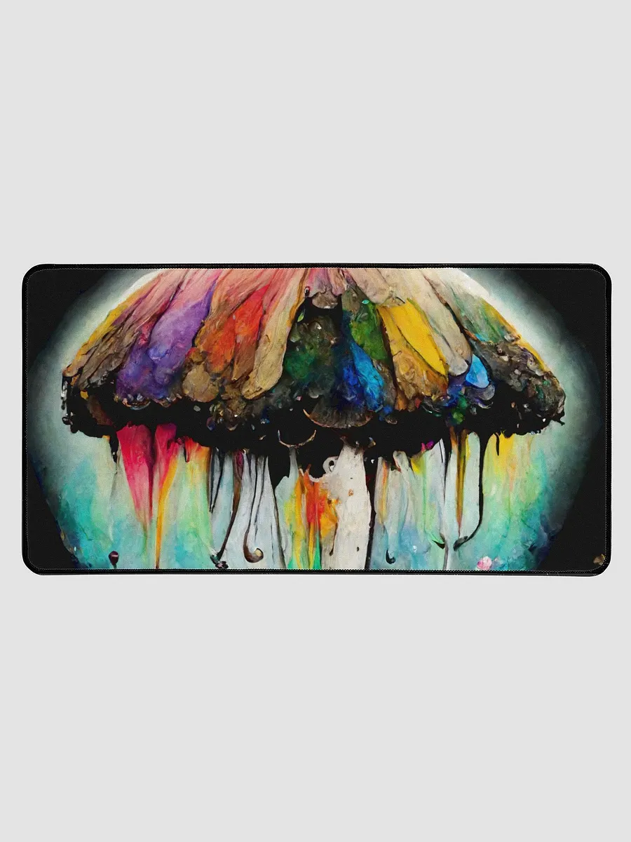 Butterfly mushroom umbrella Desk Mat product image (1)