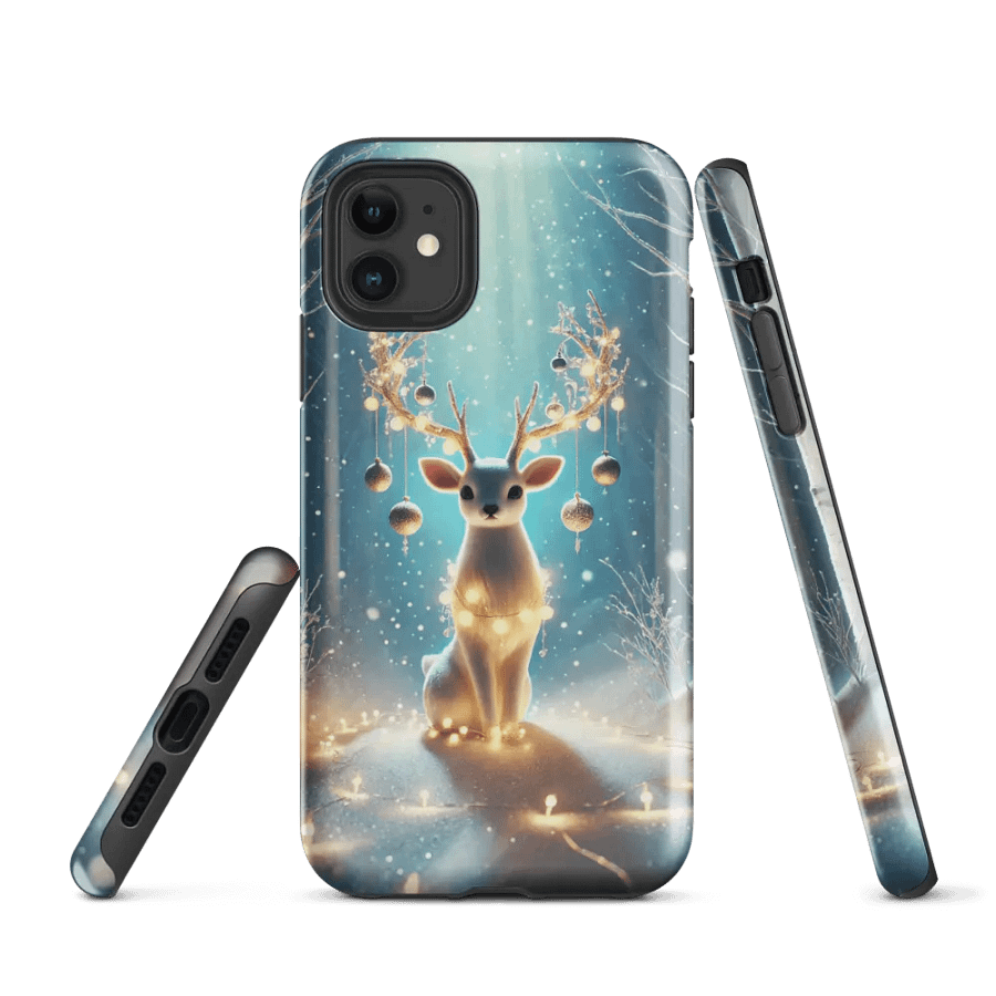 Enchanted Reindeer iPhone Tough Case – Holiday Elegance product image (1)