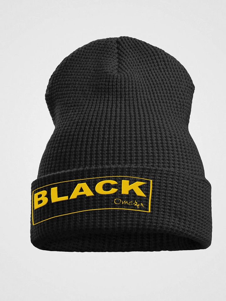 Black By Omega - Yellow | Waffle Beanie product image (1)