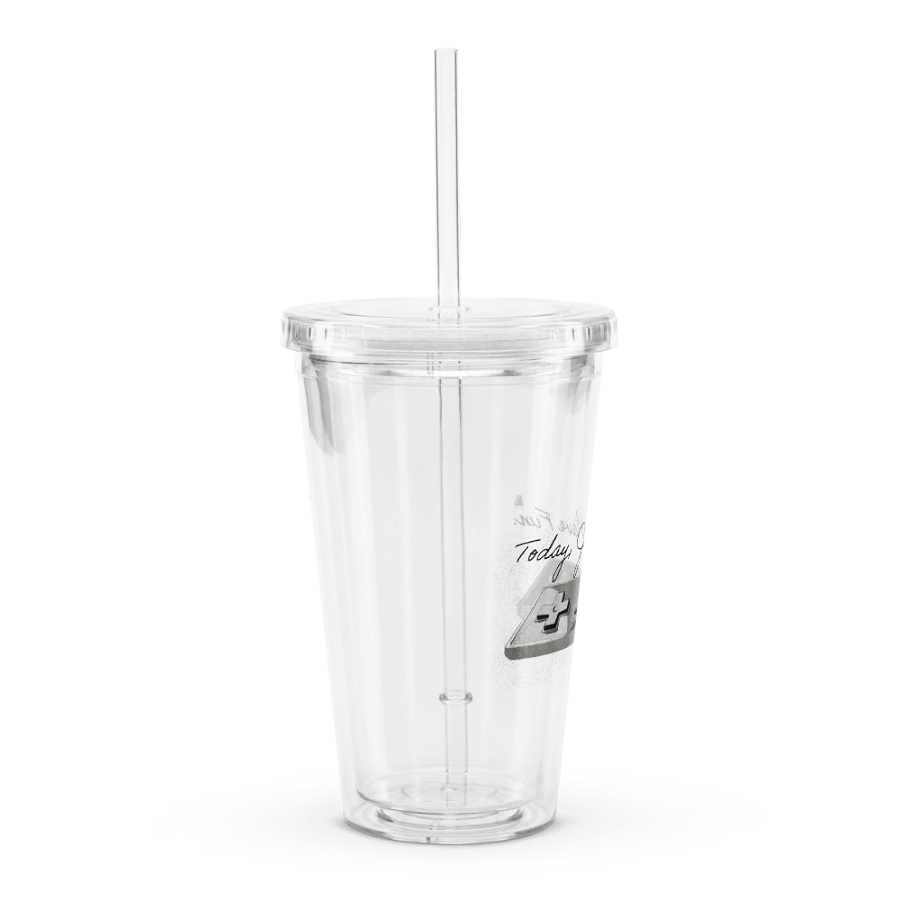 Gamer's Iced-Latte Drink Covered Cup With Straw product image (3)