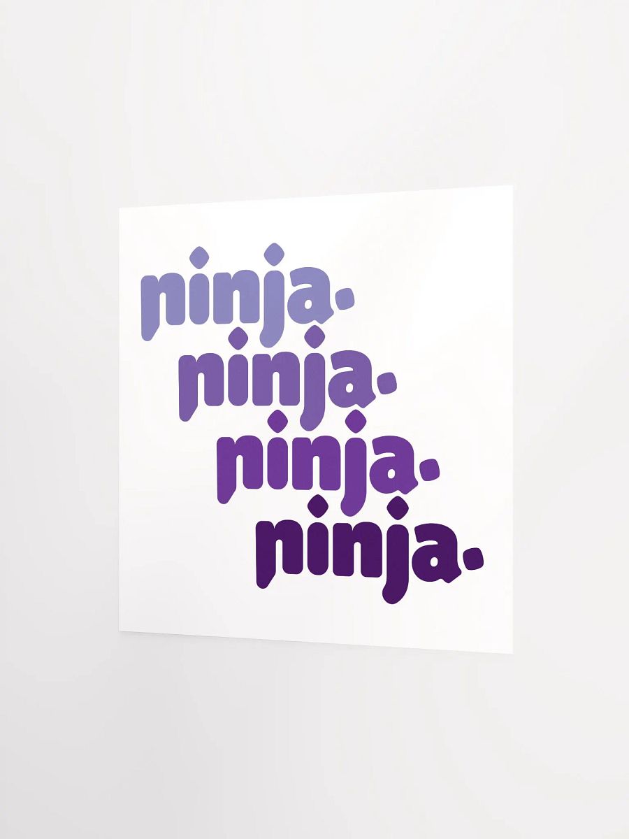 Purple Quad Ninja Poster product image (2)
